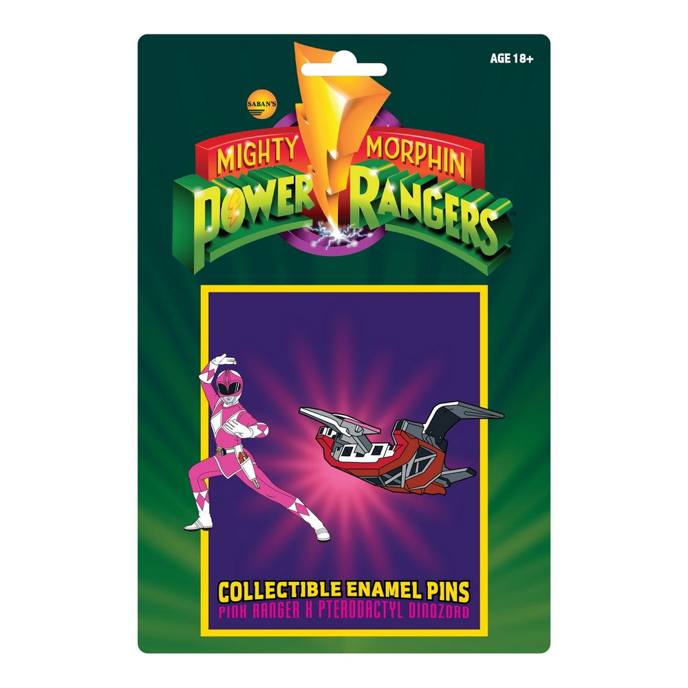 Pink Ranger and Pterodactyl Dinozord Pins Card Back-01