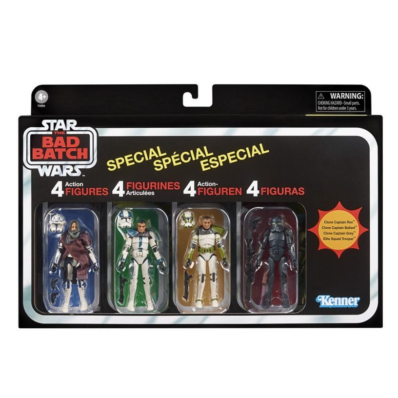STAR WARS THE VINTAGE COLLECTION STAR WARS THE BAD BATCH Figure 4-Pack - in pck (2)