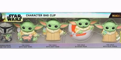 28955 The Mandalorian 3D Foam Bag Clip 5PC Set 1