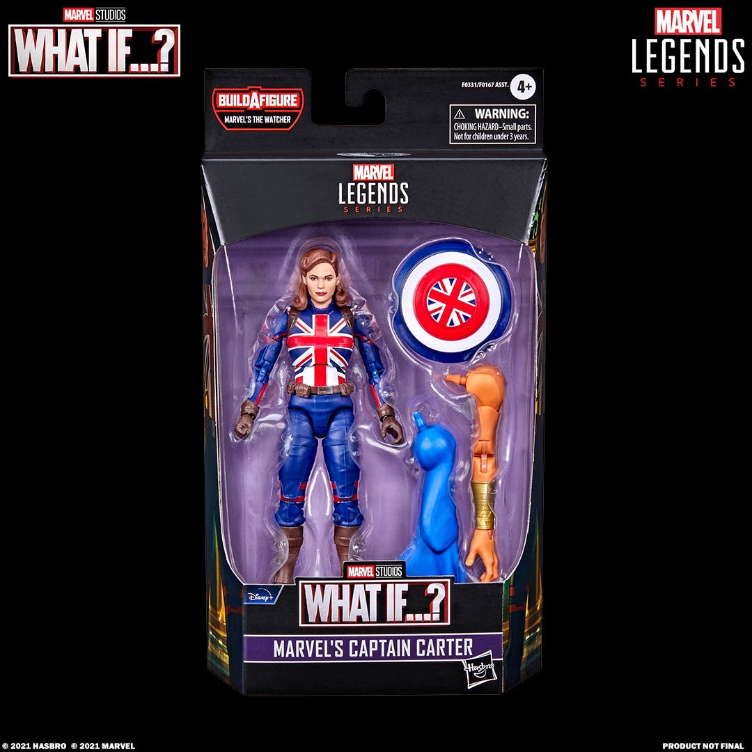 MARVEL LEGENDS SERIES 6-INCH CAPTAIN CARTER Figure_in pck with logo