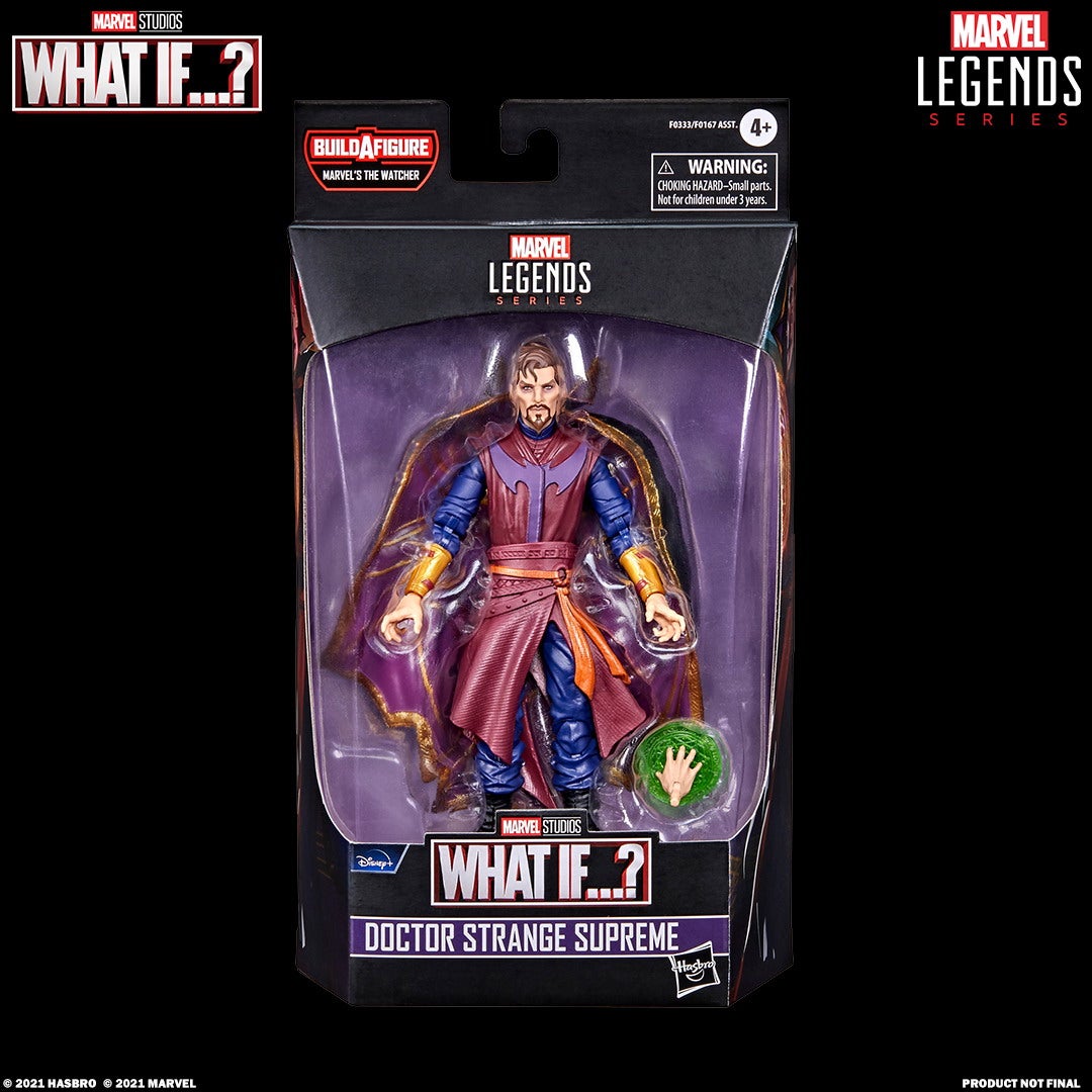 MARVEL LEGENDS SERIES 6-INCH DOCTOR STRANGE SUPREME Figure_in pck with logo