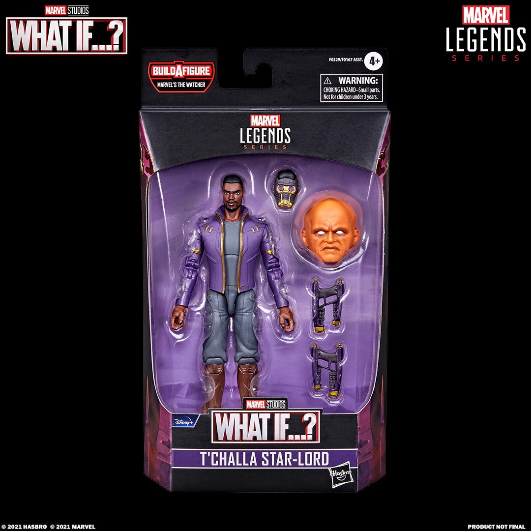 MARVEL LEGENDS SERIES 6-INCH T'CHALLA STAR-LORD Figure_in pck with logo