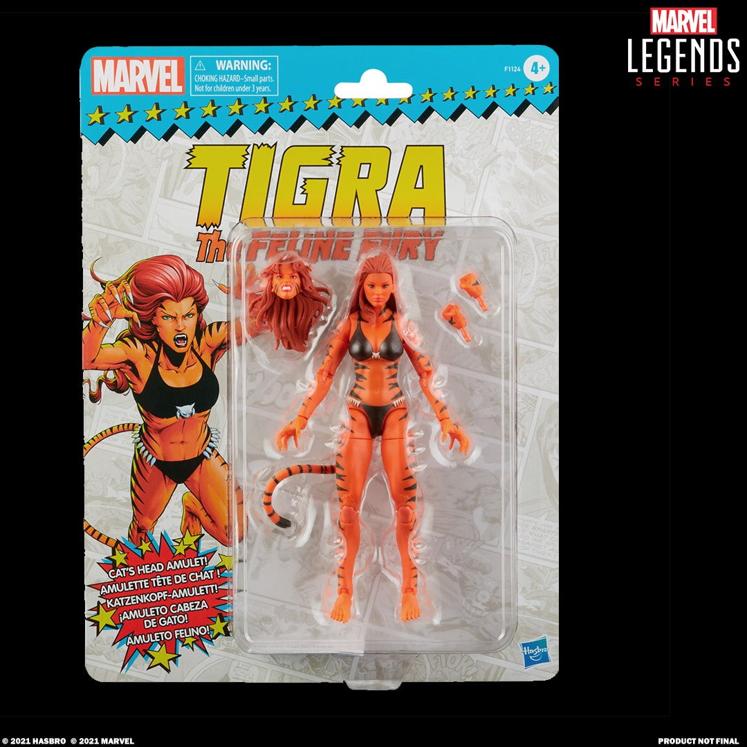 MARVEL LEGENDS SERIES 6-INCH TIGRA Figure_in pck with logo