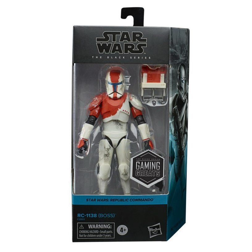 STAR WARS THE BLACK SERIES GAMING GREATS 6-INCH RC-1138 (BOSS) Figure in pck 3