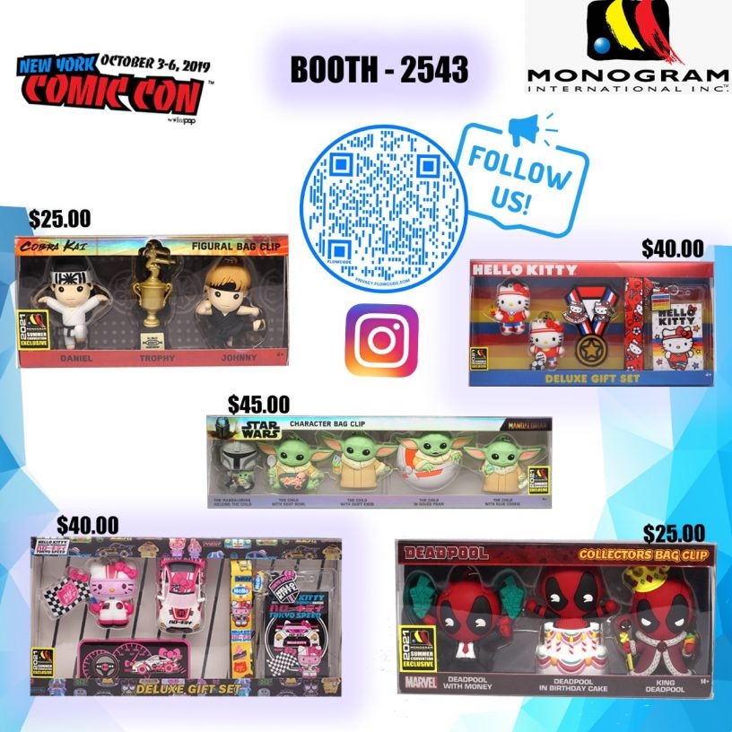 New York Comic Con Exclusives Flyer 10.01.2021