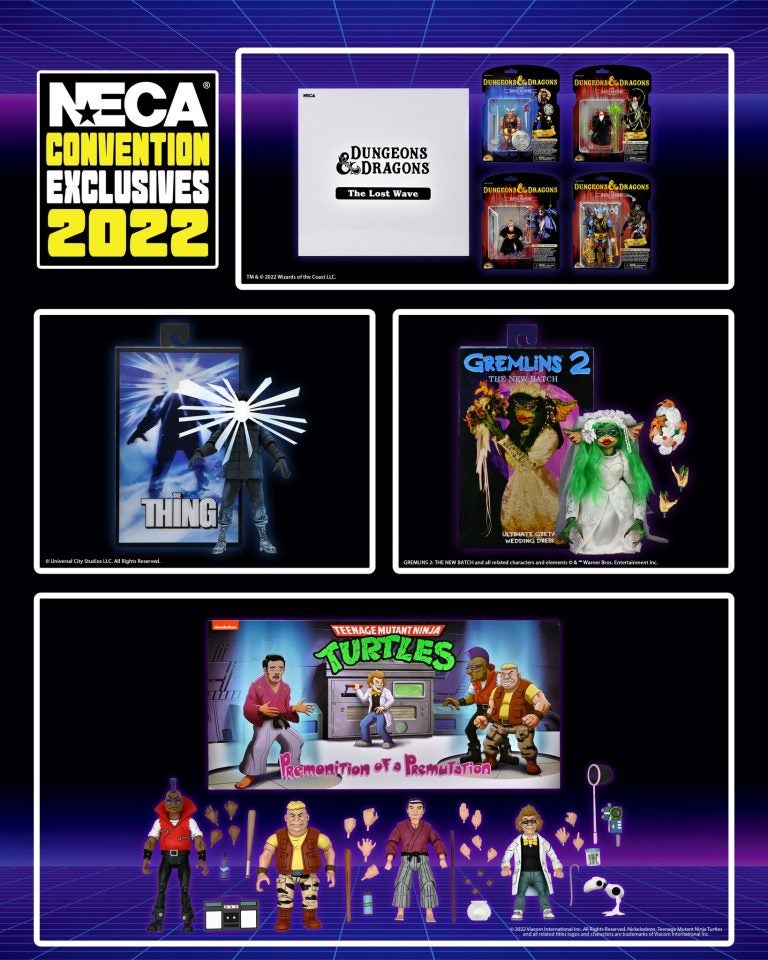NECA 2022 Convention Exclusives NonAttendee PreOrder