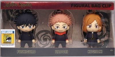 30010 Jujutsu 3PC Bag Clip Exclusive Set Packaging photo - front