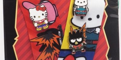 78130 Hello Kitty & friends x mha lanyard with pin set PKG photo front