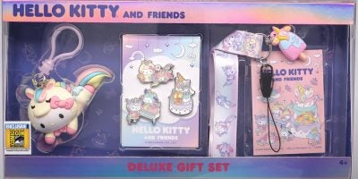 78135 Hello Kitty and friends 3D Foam Bag Clip Set SDCC PKG photo front