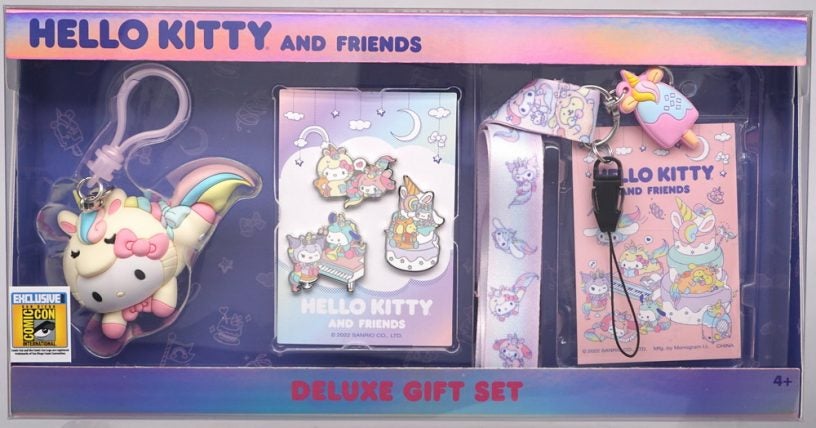 Kidrobot Hello Kitty and Friends 3 Unicorn Plush Charms Kuromi