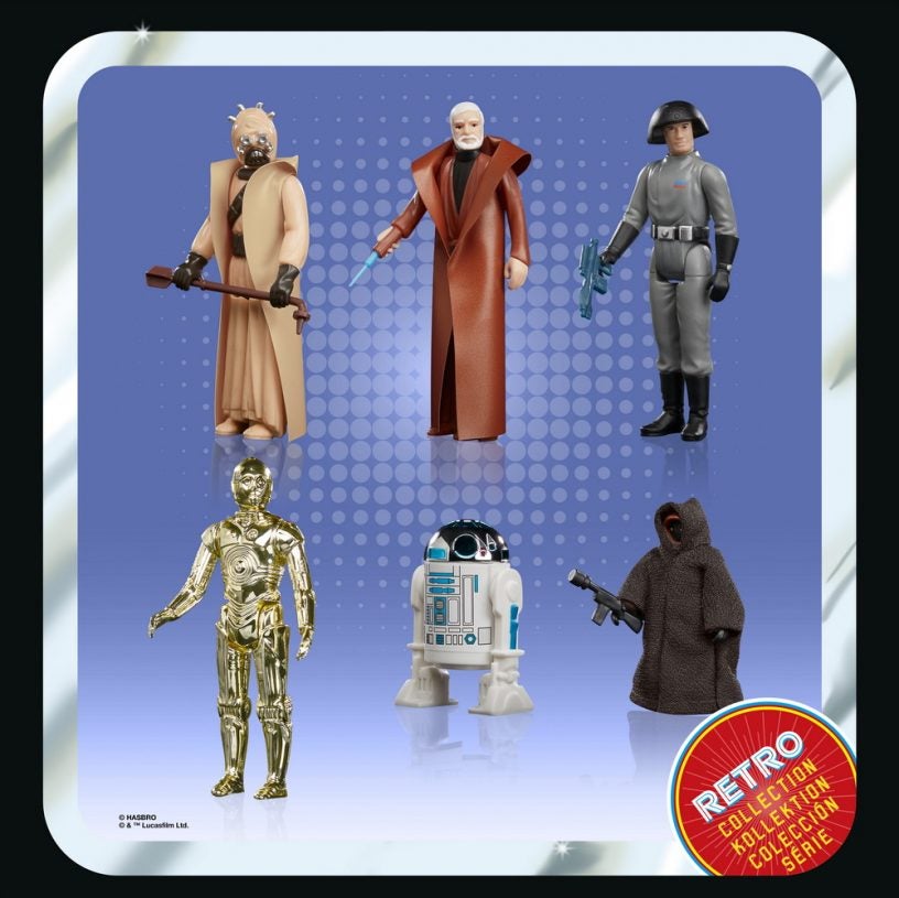 STAR WARS RETRO COLLECTION STAR WARS A NEW HOPE COLLECTIBLE MULTIPACK 25