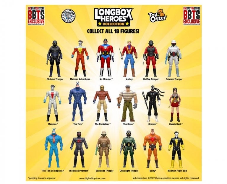 Longbox Heroes Collection Action Figures