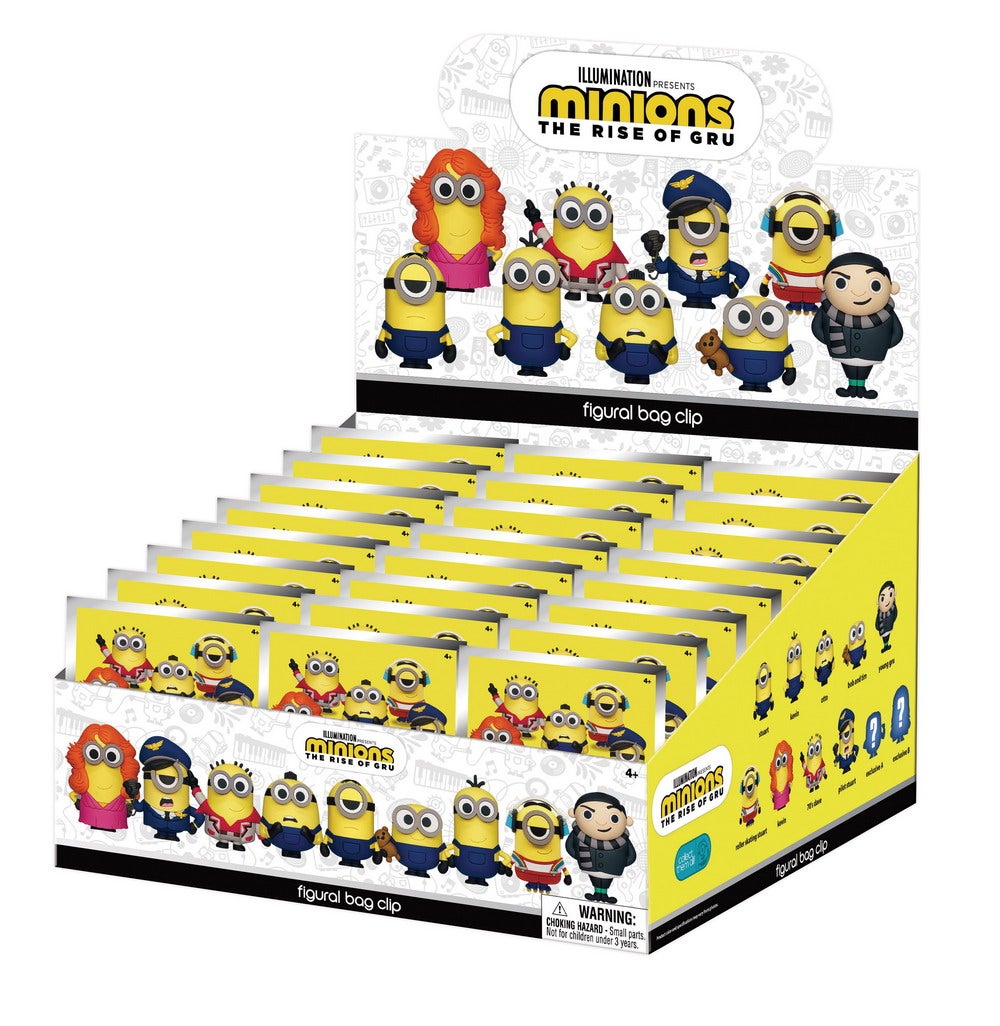 76080 Minions 2 3D Bag Clip PDQ