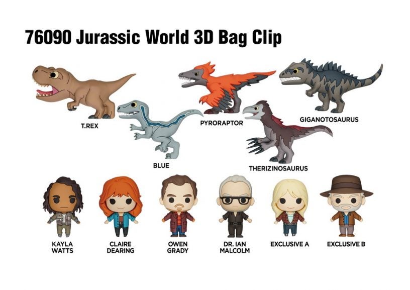 76090 Jurassic World 3 Movie 3D Bag Clip List-01