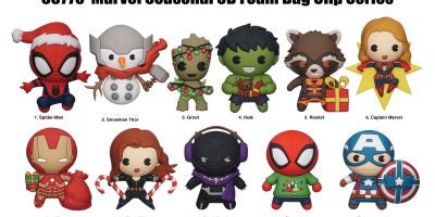 68770 MARVEL Seasonal 3D Foam Bag Clip Series(10 Dec 2021)