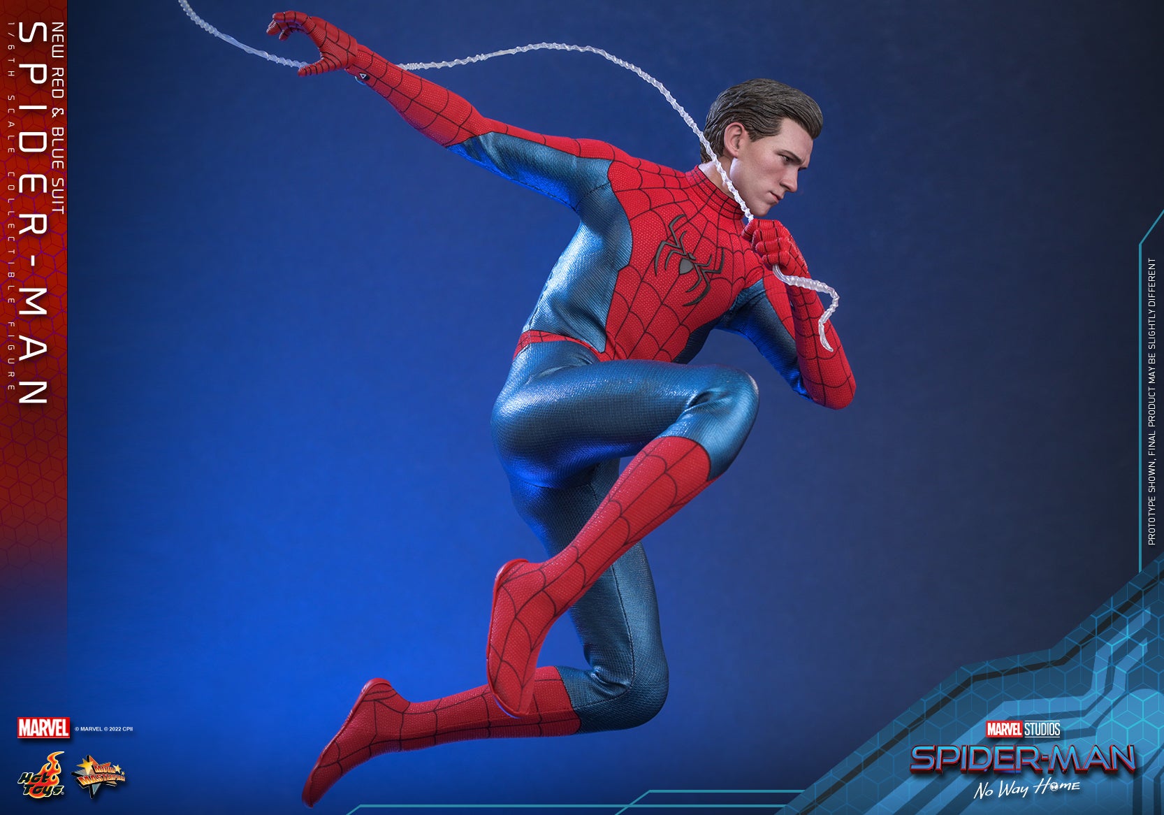 Hot Toys Spider-Man: No Way Home - Spider-Man (New Red and Blue Suit) 1:6  Scale Collectible Figure (Deluxe Version) - Toys Wonderland