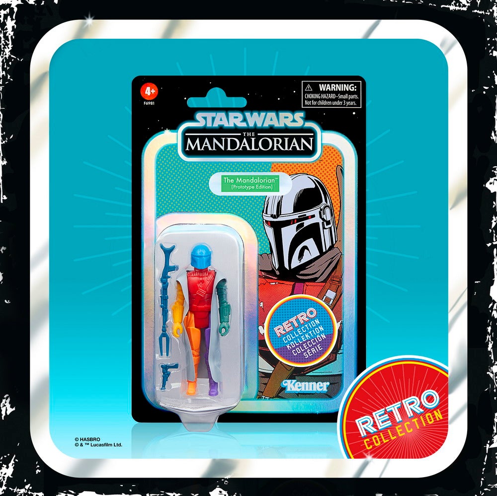 STAR WARS RETRO COLLECTION THE MANDALORIAN PROTOTYPE 1