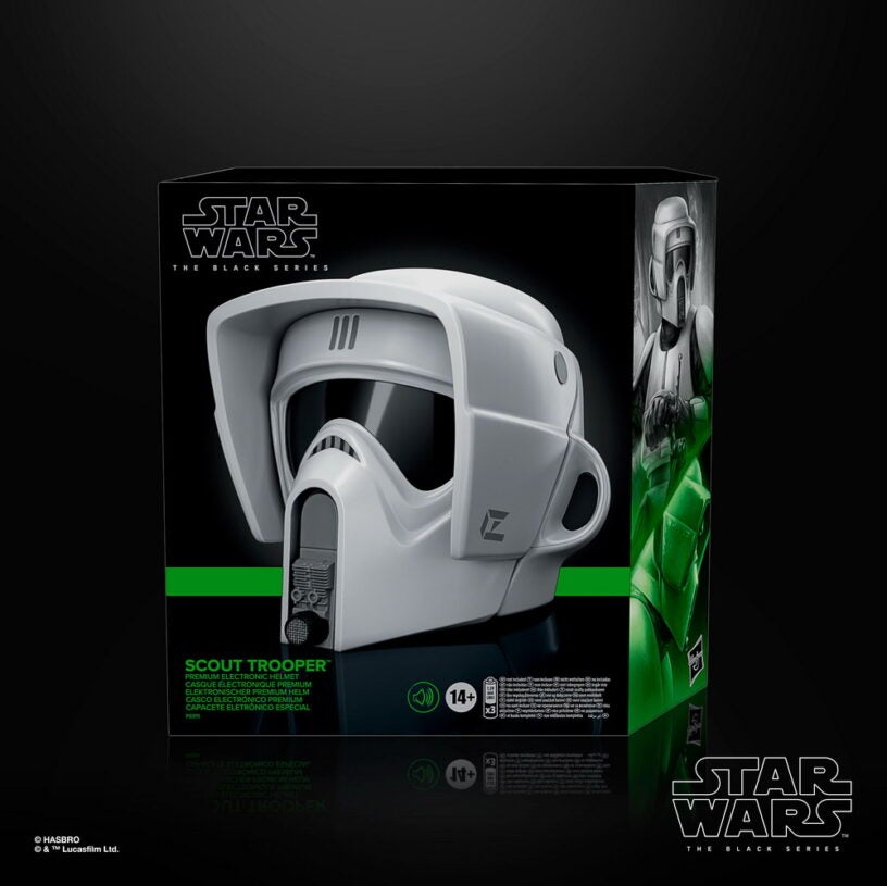 STAR WARS THE BLACK SERIES SCOUT TROOPER PREMIUM ELECTRONIC HELMET 14