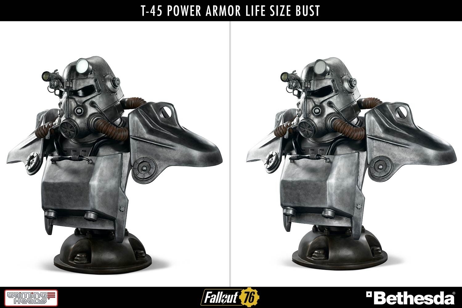 Fallout T 45 Power Armor Life Size Bust Figures Com Fallout T 45 Power Armor Life Size Bust Figures Com