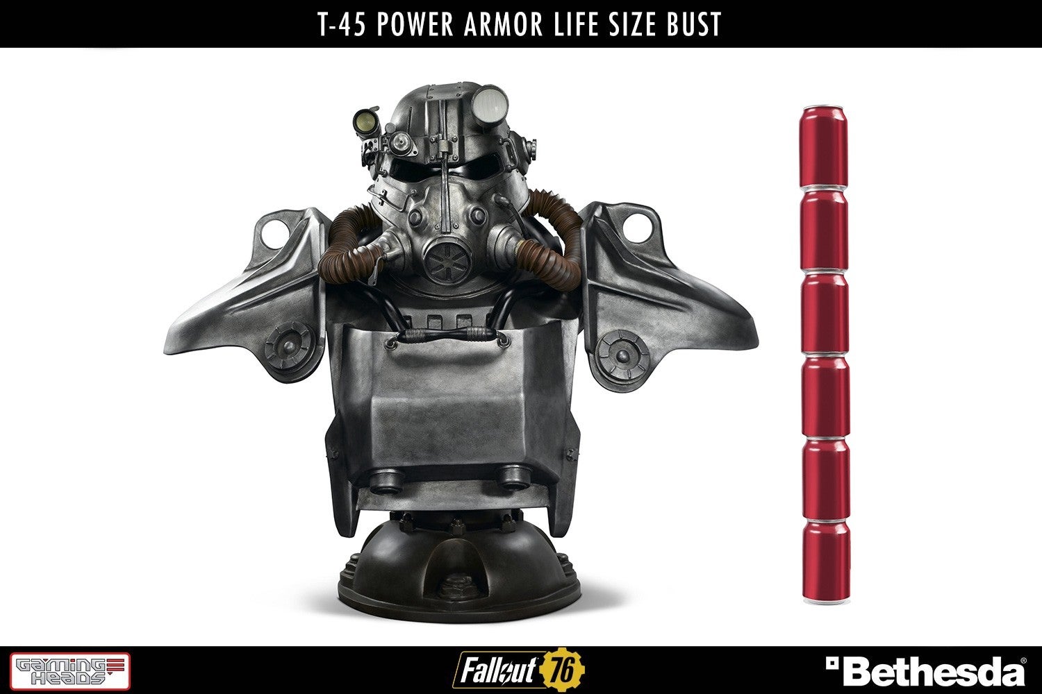 Fallout T 45 Power Armor Life Size Bust Figures Com