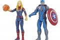 MARVEL AVENGERS ENDGAME CAPTAIN MARVEL AND CAPTAIN AMERICA 6-INCH FIGURE TEAM PACK oop