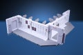 STAR WARS THE VINTAGE COLLECTION 3.75-INCH TANTIVE IV HALLWAY Playset - oop (16)