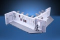 STAR WARS THE VINTAGE COLLECTION 3.75-INCH TANTIVE IV HALLWAY Playset - oop (17)