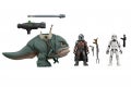 STAR WARS MISSION FLEET THE MANDALORIAN BATTLE IN THE BADLANDS Figure & Vehicle - oop (2)