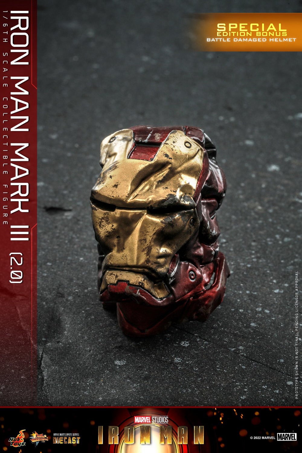 Marvel: Iron Man - Mark III 2.0 Diecast 1:6 Scale Figure - HOT