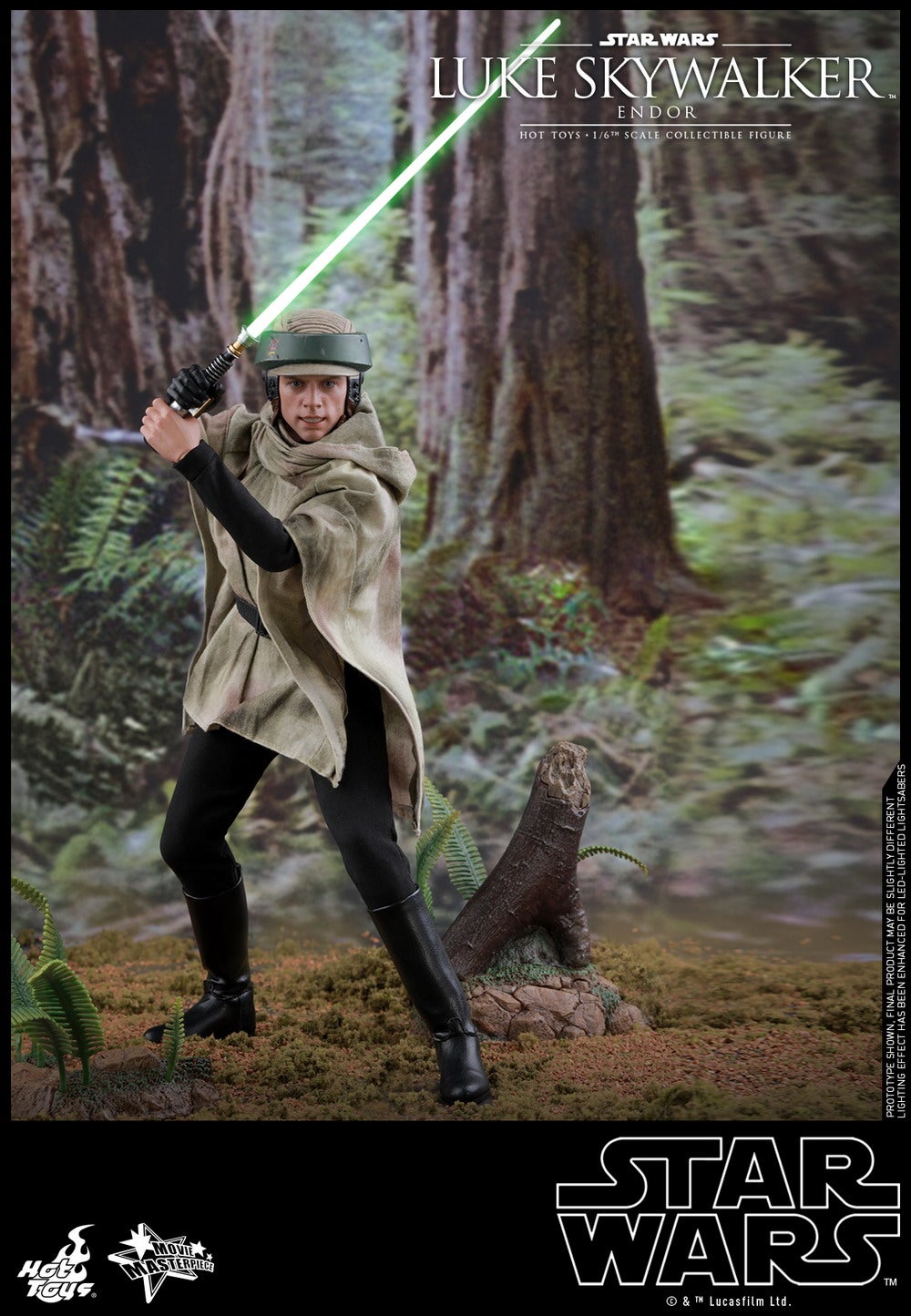 hot toys luke skywalker endor deluxe
