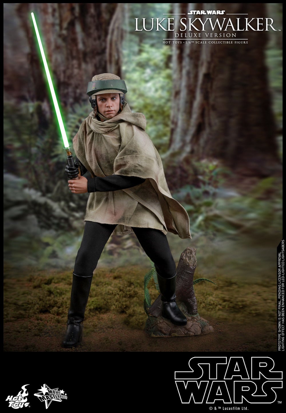 hot toys luke skywalker endor deluxe