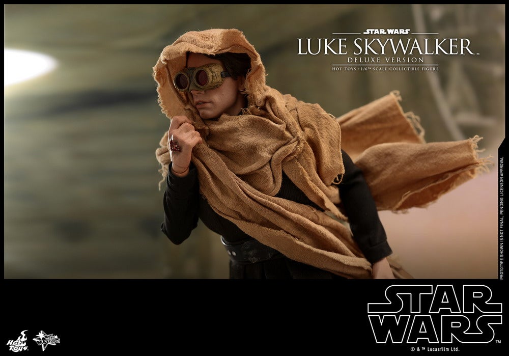 hot toys luke skywalker endor deluxe