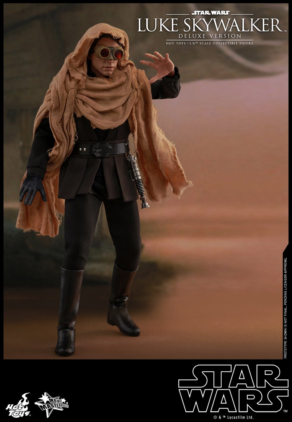 hot toys luke skywalker endor deluxe