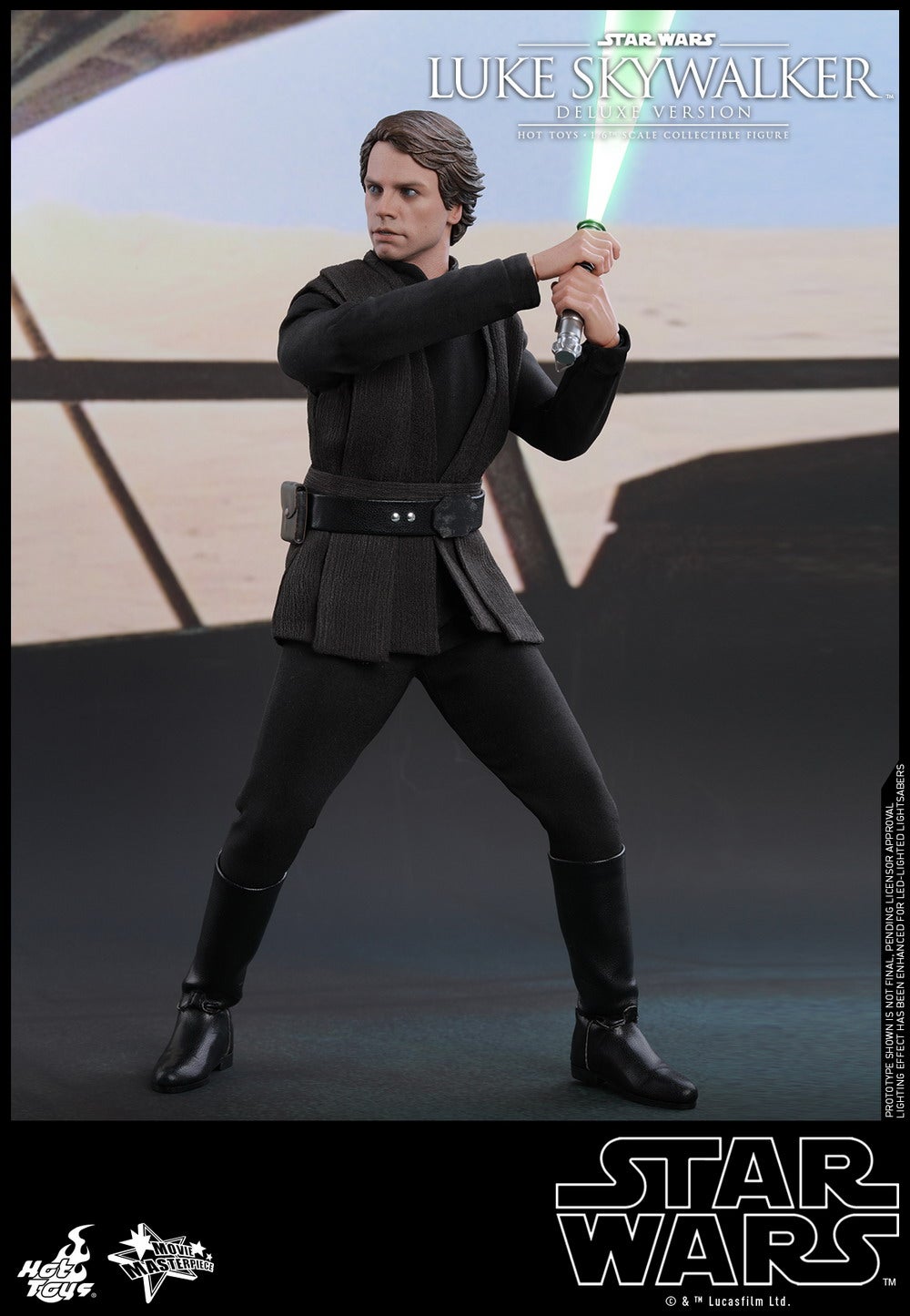 hot toys luke skywalker endor deluxe