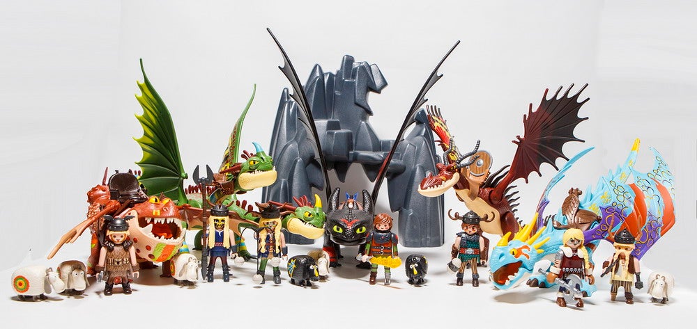 Playmobil Dragon Racing Complete Set with Hiccup and Toothless 