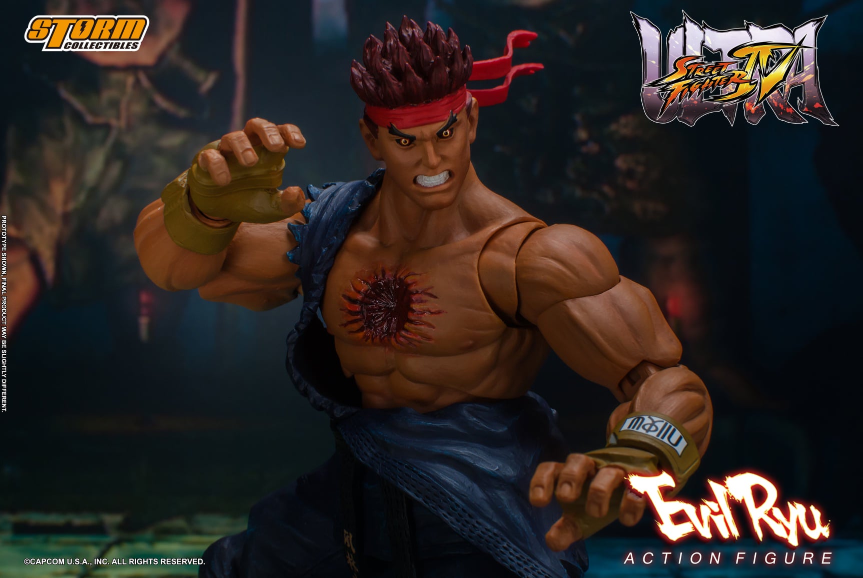 Street Fighter IV Evil Ryu Action Figure