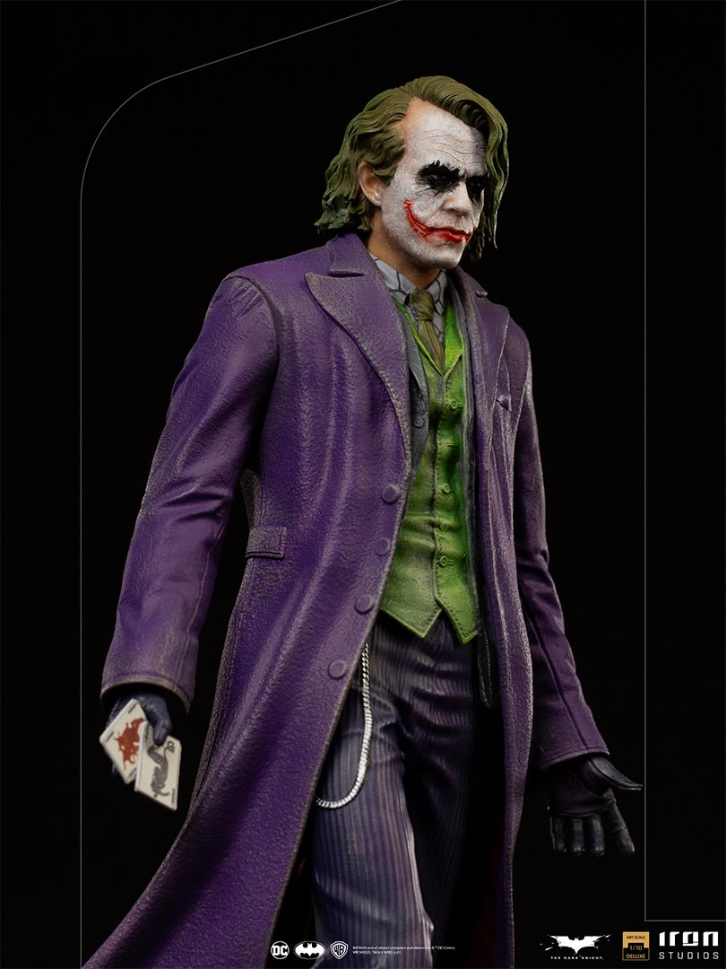 the dark knight joker statue