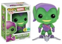 Zoom in Pop! Marvel: Translucent Glitter Green Goblin with Glider