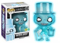 Zoom in Pop! Disney: Haunted Mansion - Hatbox Ghost (Blue Glow Glitter)