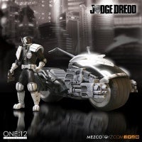 One:12 Collective: Judge Dredd with Lawmaster (Black and White Variant)