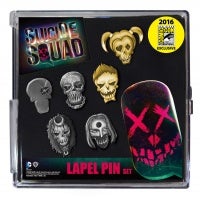 Suicide Squad Pewter Lapel Pin Set