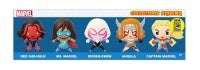 Women of Marvel 3D Foam Key Ring Set